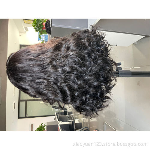Mayqueen Wholesale Human Hair Vendors Natural Wave Brazilian Human Hair HD Transparent Lace Front Wigs For Black Women